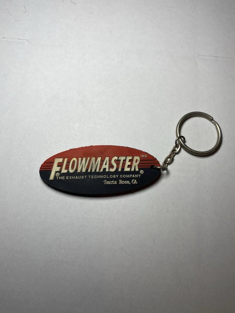 Flowmaster Key Chain - Dealer Only Keychain - Rubber